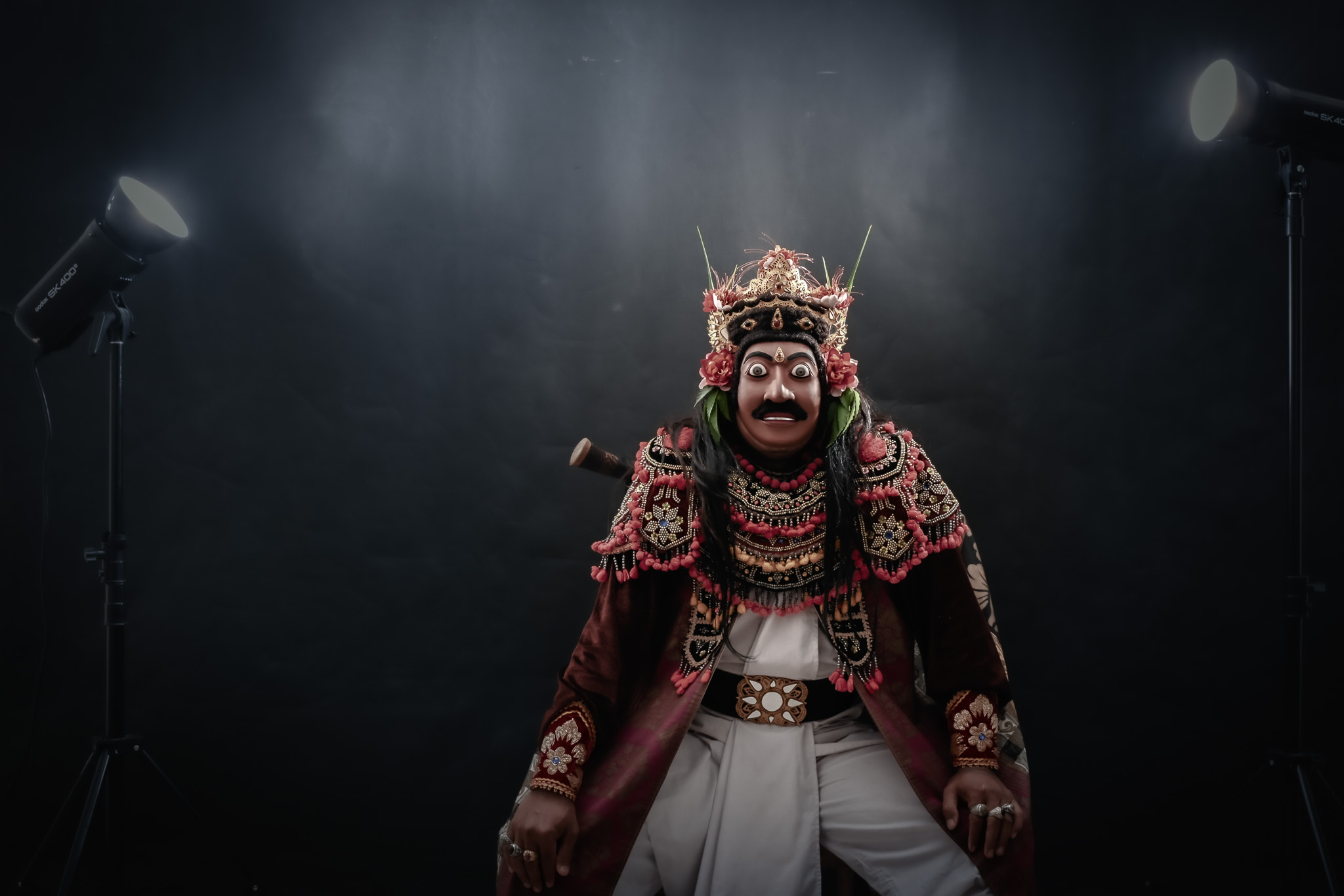 Turning the Mountain. Bali Mask Usada Bali. Photograph by Dian Dewi Reich