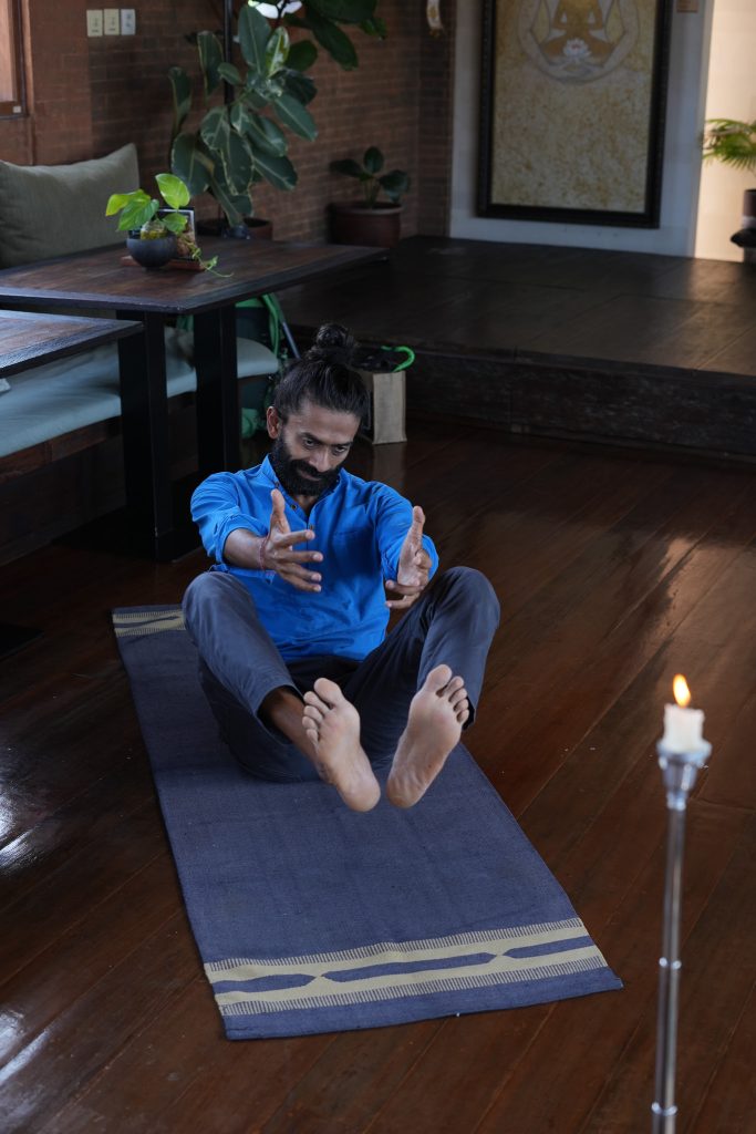 Yoga with Manish POle at Usada