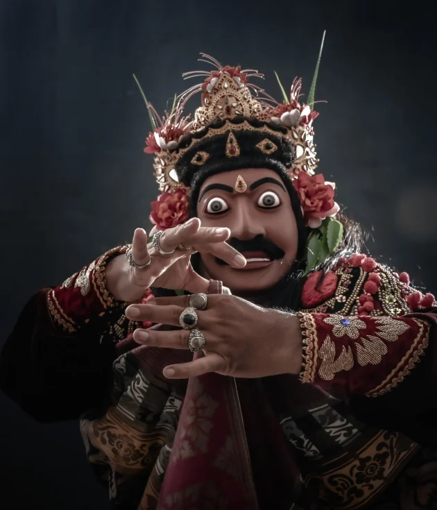 Topeng Keras - Balinese Mask Dance - Photograph by Dian Dewi Reich