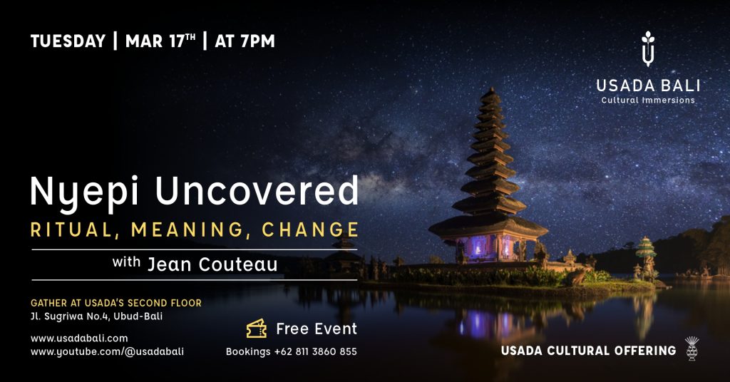 Melasti Article part one of Nyepi uncovered with Jean Couteau